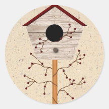 Birdhouse Sticker