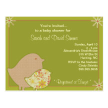Birdie Invites Post Cards