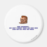 Birdie KO'ed Fridge Magnet