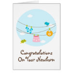 Birdie*Newborn Card