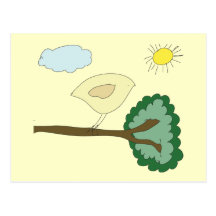 Birdie Postcard