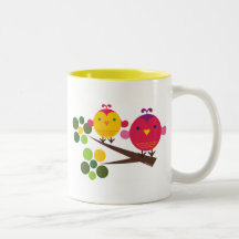 birdies d'amour tasse à café
