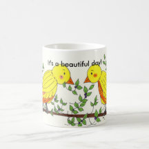 Birdies in the treetop mug