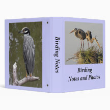 Birding Vinyl Binders