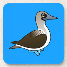 Birdorable Blue-footed Booby Drink Coaster