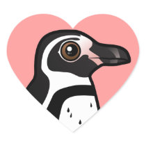 Birdorable Humboldt Penguin Heart Sticker