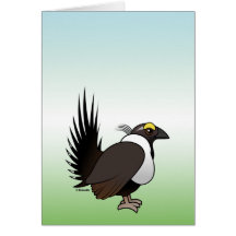 Birdorable Sage Grouse Greeting Cards