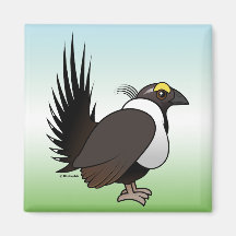 Birdorable Sage Grouse Refrigerator Magnets