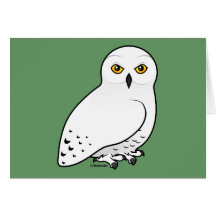 Birdorable Snowy Owl Cards