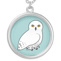 Birdorable Snowy Owl Custom Necklace
