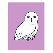 Birdorable Snowy Owl Post Card