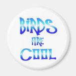 Birds are Cool Refrigerator Magnet