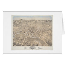 Bird's eye view of the City of Petaluma (1298) Cards