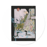 Birds from A to L Round Sticker