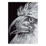 Birds Head and Beak, Black & White Business Cards
