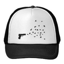 birds mesh hats