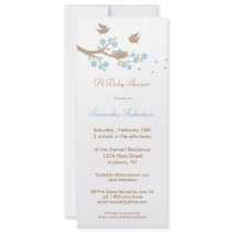 Birds Nest Baby Shower Invitation