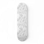 Bird's Nest Line Drawing skateboards