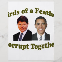 Birds of a Feather Corrupt Together Flyer Design