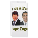 Birds of a Feather Corrupt Together Rack Card Design