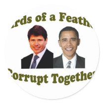Birds of a Feather Corrupt Together Stickers