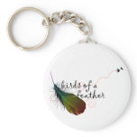 birds of a feather. keychains