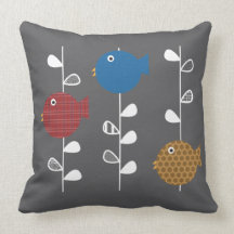 Birds of a Leaf American MoJo Pillows