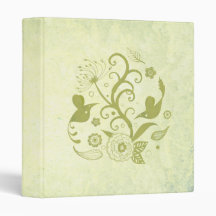Birds of paper - binder folder