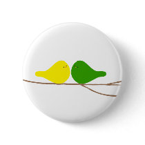 Birds on a Branch Buttons