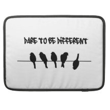 Birds on a wire - Dare to be Different MacBook Pro Sleeve