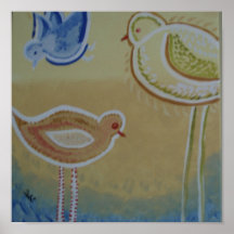 Birds on Beach Posters