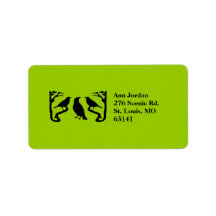 Birds Silhouette Address Labels