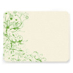 Birds & Swirls Apple Green Wedding Response Card Custom Invites