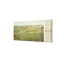 Birdseyes View Great Plains Stretched Canvas Prints