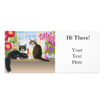 Birdwatching with Felix & Pansy Rack Card