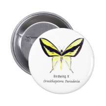 Birdwing X Butterfly with Name Pin