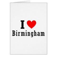 Birmingham, Alabama City Design Greeting Cards