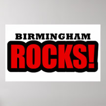 Birmingham, Alabama City Design Print