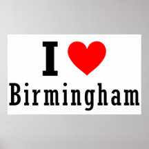 Birmingham, Alabama City Design Print