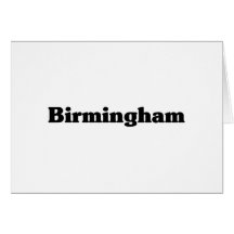 Birmingham Classic t shirts Greeting Card