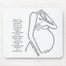 Birth Affirmations Mousepad