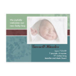 Birth Announcement cards - baby boy postcards
