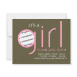 Birth Announcement invitations