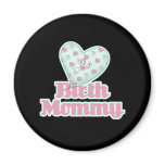 Birth Mommy Pink Ribbon Heart Fridge Magnet