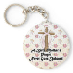 Birth Mothers Prayer Never Unheard Pink RIbbon Keychains