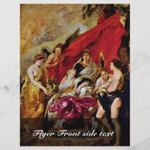 Birth Of The Dauphin Louis Xiii. By Rubens Peter Flyers