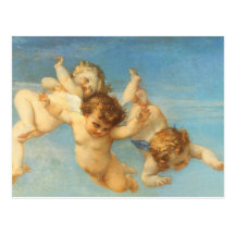 Birth of Venus, Angels detail by Cabanel Post Cards