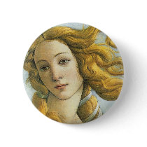 Birth of Venus - Botticelli Button