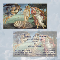 Birth of Venus by Sandro Botticelli Business Card Template