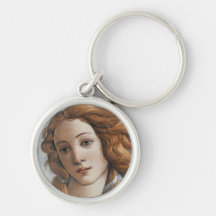 Birth of Venus close up head Key Chain